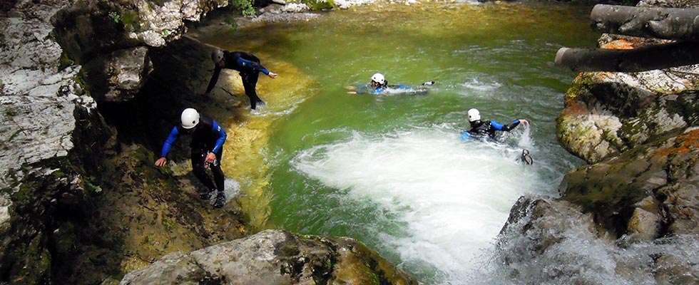 Escalade canyoning jura