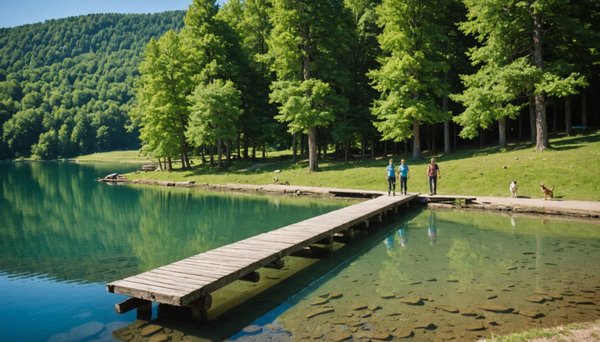 Profiter des loisirs et balades au bord des lacs de l'aveyron avec le camping le caussanel