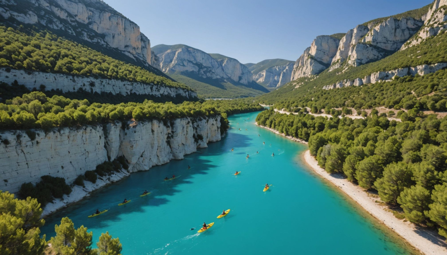 Lacs et canyons du verdon : spots de baignade, activités en eau vive avec ciela village