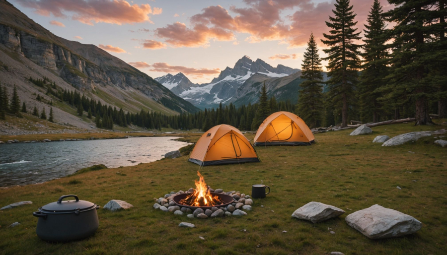 Pourquoi partir camper au bord d'une rivière dans les alpes ?